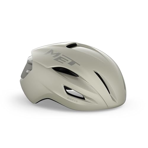 MET Unisex-Adult Manta MIPS Road Helmet, Greige, S / 52-56cm von MET