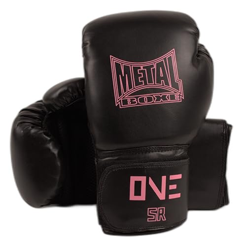 METAL BOXE Boxhandschuhe One schwarz/rosa Senior von METAL BOXE