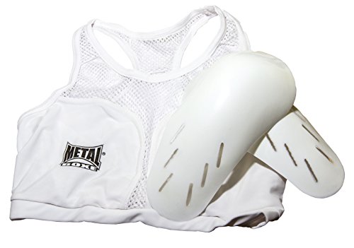METAL BOXE einlädt mit Schalen Scheinbein Brust Damen X-Small weiß von METAL BOXE