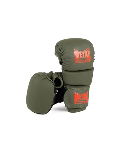 MMA Sparring The Shell Handschuhe Olive XL von METAL BOXE