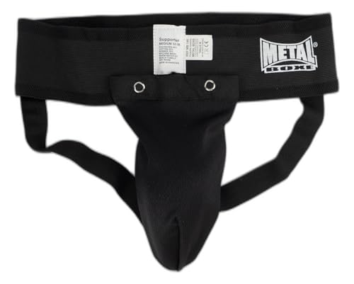 METAL BOXE Tiefschutz/Suspensorium für Herren XL schwarz - schwarz von METAL BOXE