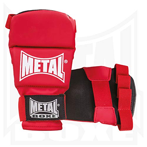 Metal Boxe MB488 Handschuhe, Unisex, Erwachsene, Rot, Größe L von METAL BOXE