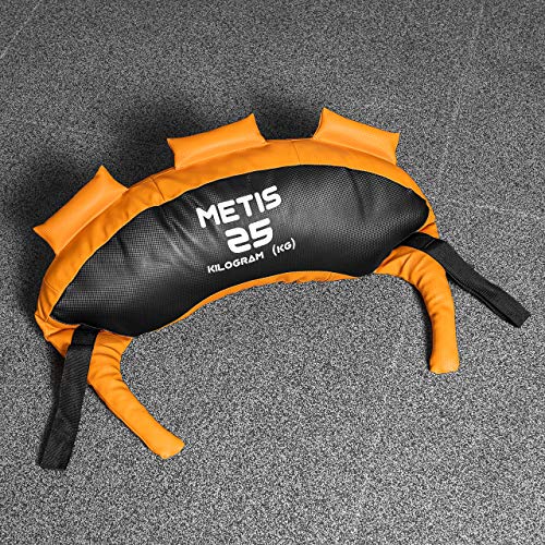 METIS Bulgarian Bag - 5kg bis 20kg | Crossfit Equipment und Krafttraining - Trainingsgerät für Fitnesscenter und Zuhause (25kg)… von METIS
