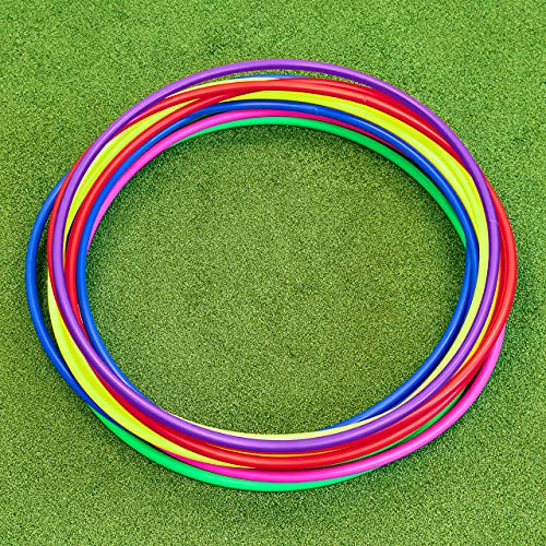 METIS Hula-Hoop-Reifen – Fitness & Tanz | Kinder, Schlue, Turnen | 6er oder 12er Bündel – Multifarbige | 4 Größen erhältlich: 45 cm, 60 cm, 76 cm & 92 cm (45 cm, 6er Bündel) von METIS