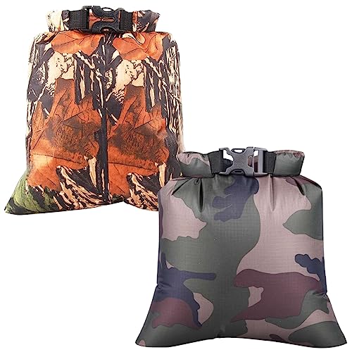 MEZHEN wasserdichte Tasche Trockenbeutel wasserdichte Aufbewahrungsbeutel Camping Outdoor Dry Bag Set für Wassersport Bootfahren Wandern Schwimmen 2 Stück von MEZHEN