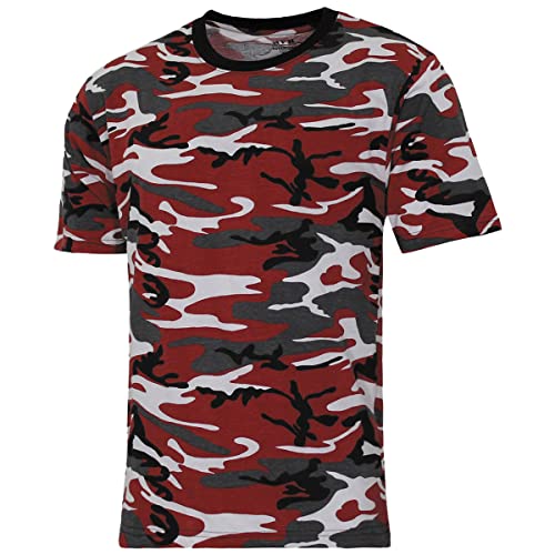 MFH US Streetstyle T-Shirt - Red Camo Größe S von MFH