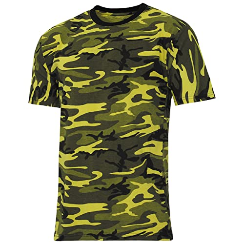 MFH US Streetstyle T-Shirt - Yellow Camo Größe L von MFH