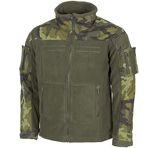 MFH Fleece-Jacke Combat (DE/NL/SE/PL, Alphanumerisch, XL, Regular, Regular, M 95 CZ tarn) von MFH