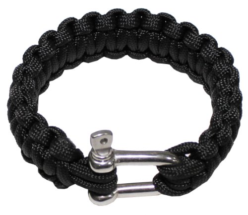 MFH Armband Paracord Breite 2.3cm, schwarz, L von MFH