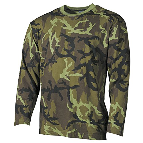 MFH US Shirt, Langarm, schwarz, 170 g/m² (as3, Alpha, s, Regular, Regular, M 95 CZ tarn) von MFH