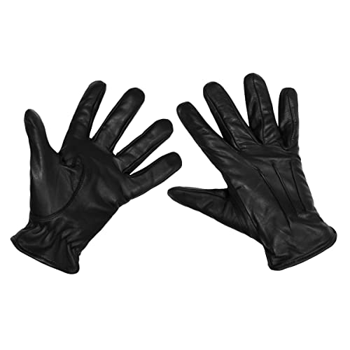 MFH Safety Leather Gloves Black size S von MFH