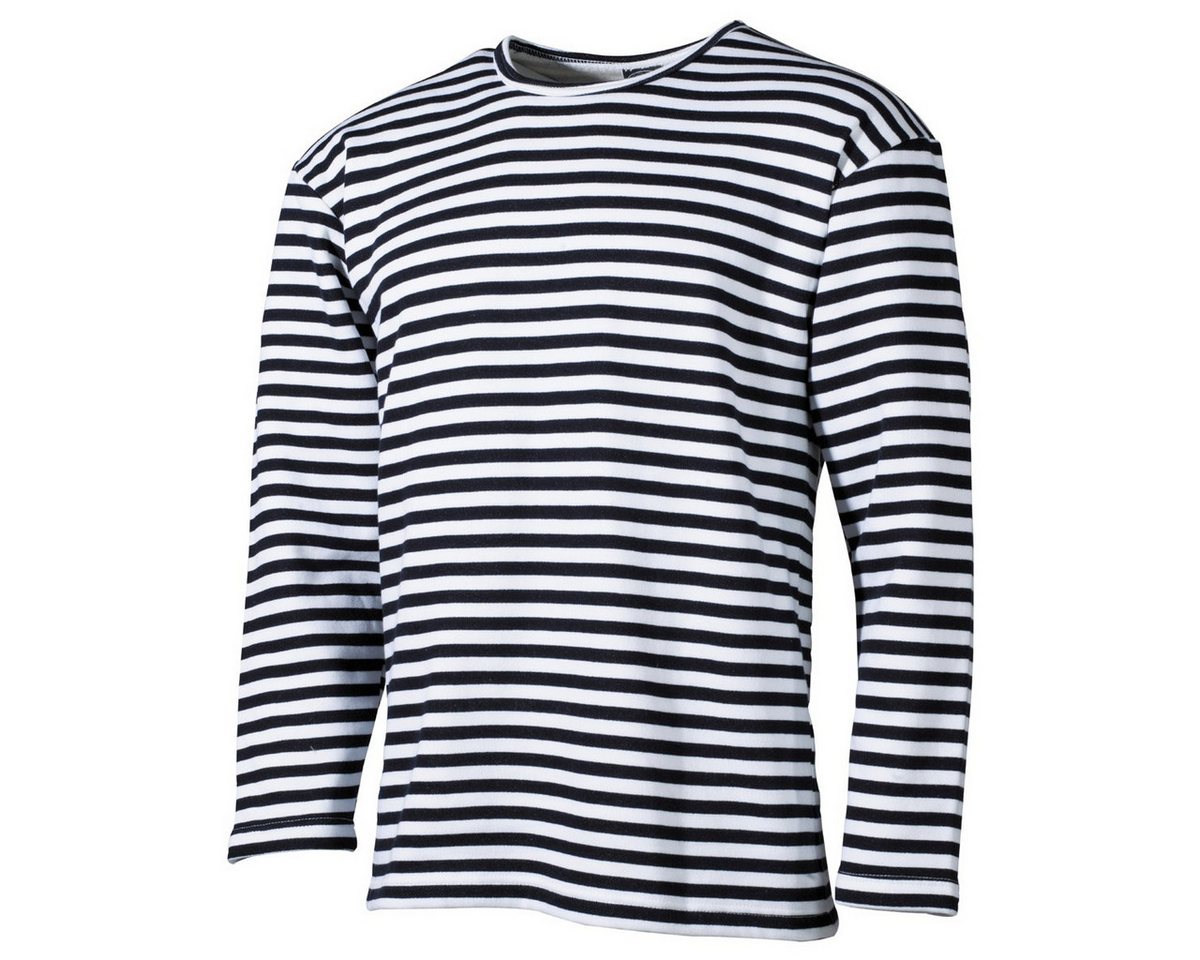 MFH Sweatshirt MFH Russ. Marine Shirt, langarm, Winter, weiß-blau von MFH