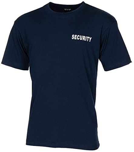 MFH T-Shirt, Security, Bedruckt (4XL, blau) von MFH