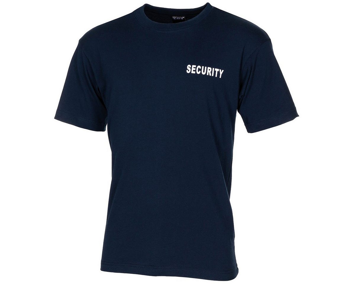 MFH T-Shirt MFH T-Shirt, Security", bedruckt, blau" von MFH