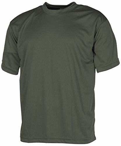 MFH US Army Tactical T-Shirt Taktisches Shirt Tarnschirt Kurzarm Rundhals Herrenshirt (Oliv/3XL) von MFH