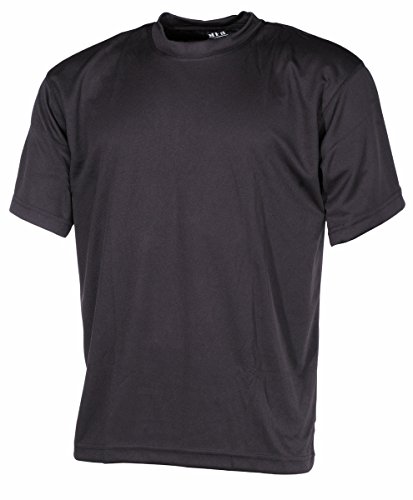 MFH US Army Tactical T-Shirt Taktisches Shirt Tarnschirt Kurzarm Rundhals Herrenshirt (Schwarz/M) von MFH
