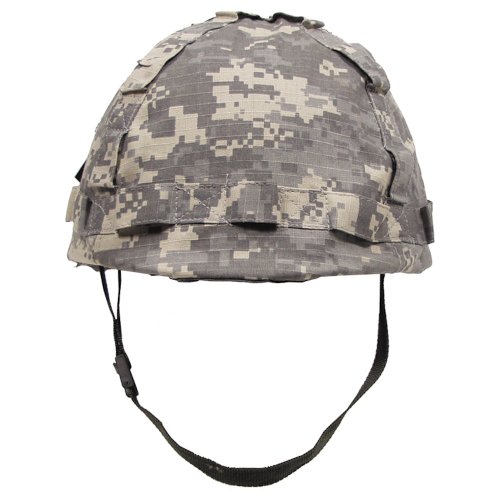 MFH Kunststoff Helm mit Flecktarn Camo Leineneinband von MFH