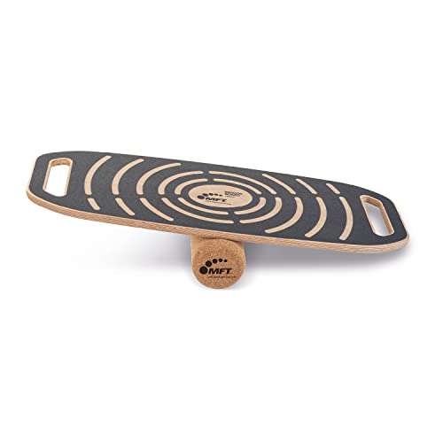 MFT Balance Board [Made in Austria] Balance Holz Board Freestyle Wackelbrett für Spaß & Training Fitness Wackelbrett Kinder + Erwachsene Sportgeräte Zuhause Training für Gleichgewicht & Stabilität von MFT Bodyteamwork