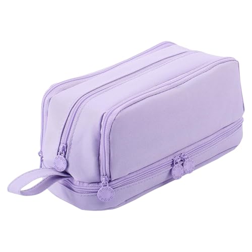 MFYOUPK Federmäppchen Mit Fächern - Schul Federmäppchen Großes Fassungsvermögen Federtasche,Stiftehalter Tasche Mit 4 Fächern Für Schreibwaren Marker Schule Büro Unterricht College Kinder Erwachsene von MFYOUPK