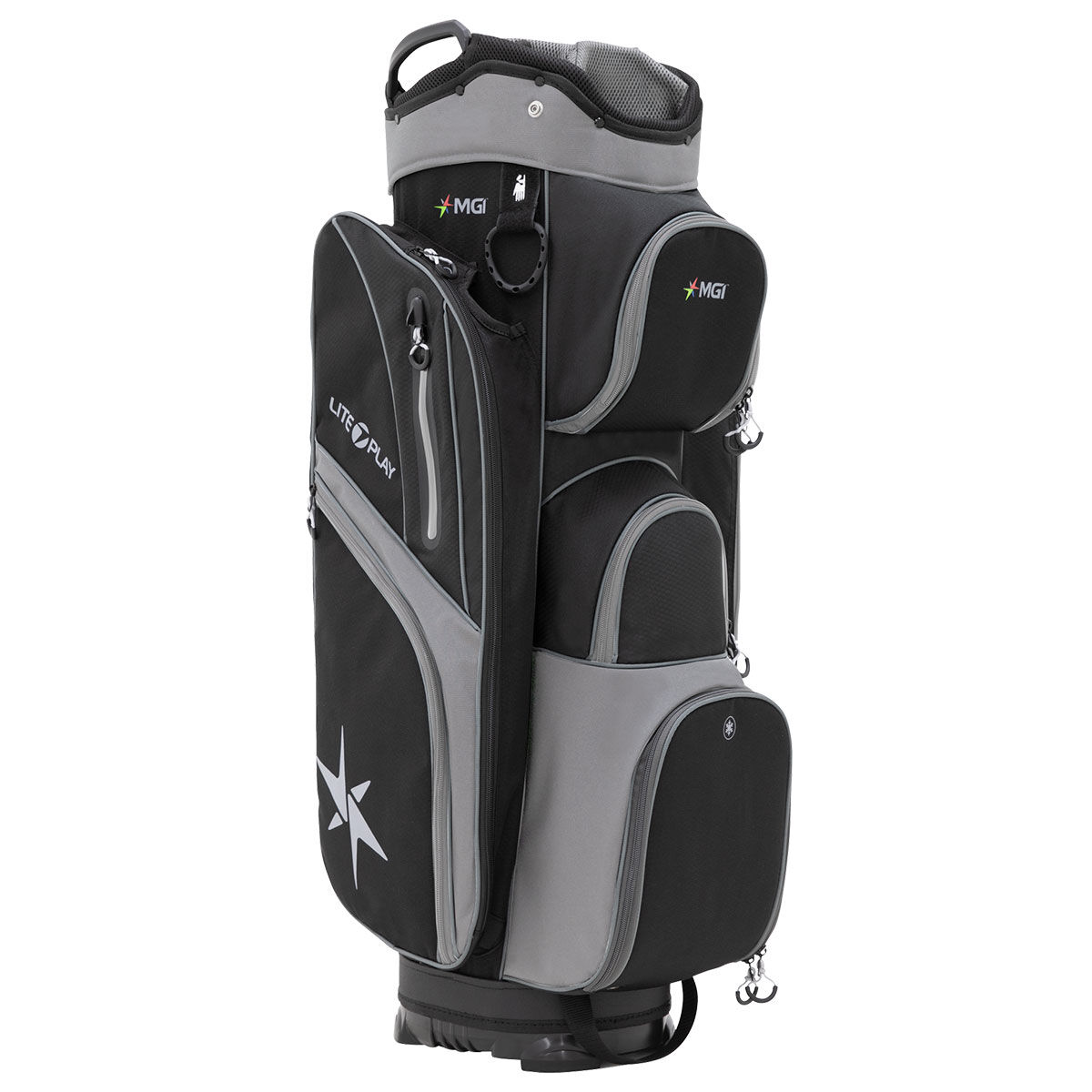 MGI Lite-Play Lightweight Golf Cart Bag, Black/grey, One Size | American Golf von MGI Golf