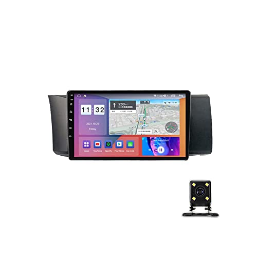 MGYQ 2 Din Touchscreen Autoradio, Bluetooth MP5-Player Unterstützung Bluetooth/4G/WIFI/SWC/Carplay/FM-Radio, Für Subaru BRZ/Toyota GT86 2012-2016 Mit Rückfahrkamera,M500s von MGYQ