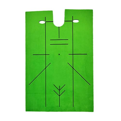 Golfs Putting Trainingsmatte Swing Track Practice Marking Pad Small Hitting Swinging Chipping Enduring Indoor Outdoor Golf Hitting von MHADBKH