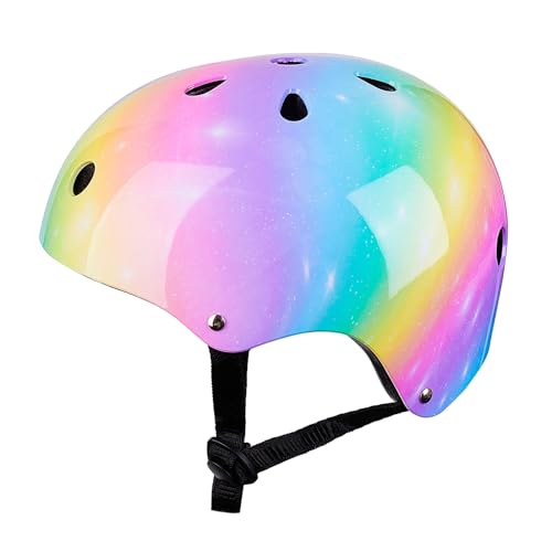 MHJY Fahrradhelm Kinder Helm Kinderhelm Mädchen Skaterhelm Scooter and Ride Helm Jungen Fahrrad Helm Radhelm Größe Einstellbar für 3-8 Jahre von MHJY