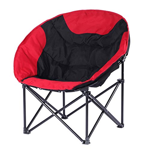 MHLWAN Outdoor-Klappstuhl, tragbarer Klapphocker, Angelstuhl, Camping, Picknick, einfacher Liegestuhl (Farbe: Rot) ziyu von MHLWAN