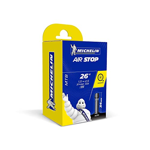 Michelin Schlauch C4 Airstop 26" Standart Fahrradschlauch, Standard 35, Zoll, 35/47-622/635 von MICHELIN