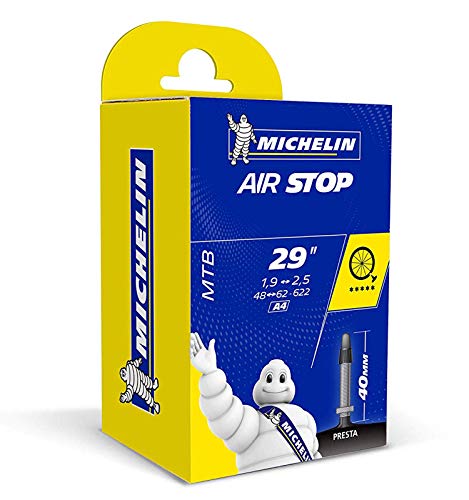 Michelin Fahrradschlauch Airstop, Schwarz, 29'' x 1.9 -2.5 / 40 mm von MICHELIN