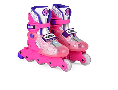 Micro Mobility Future Plum Kinder Rollerskates aus Polypropylen in der Farbe Lila-Pink, Größe: 27-30, MIS0002 von MICRO