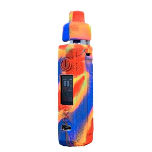 MIGOTODA Silikon-Schutzhülle für VOOPOO DRAG X PnP-X Kit, bequemer Griff, stoßfest, rutschfest, Produktmodell J1-VP-N5 (bunt) von MIGOTODA