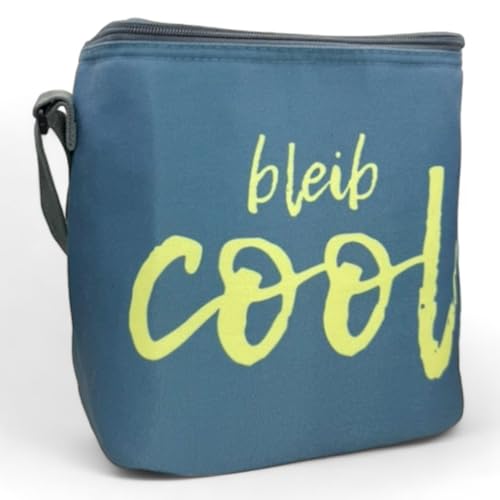 MIJOMA Kühltasche: Funktionell, stilvoll und für den dauerhaften Einsatz - Kompakt 6,8 Liter faltbar, Isoliertasche, Lunchtasche und Picknicktasche in Einem! (Blau - bleib cool) von MIJOMA