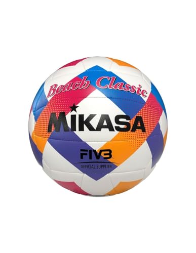 MIKASA Volleyball Beach Classic BV543C-VXA-O Ball, Erwachsene, Unisex, Mehrfarbig (Mehrfarbig), Größe 5 von MIKASA