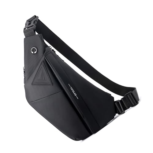 Mode Umhängetasche Gürteltasche Große Kapazität Tasche Für Männer Reise Brust Tasche Spritzwassergeschützt Über Die Schulter Taschen Brust Tasche von MIKAXIQI