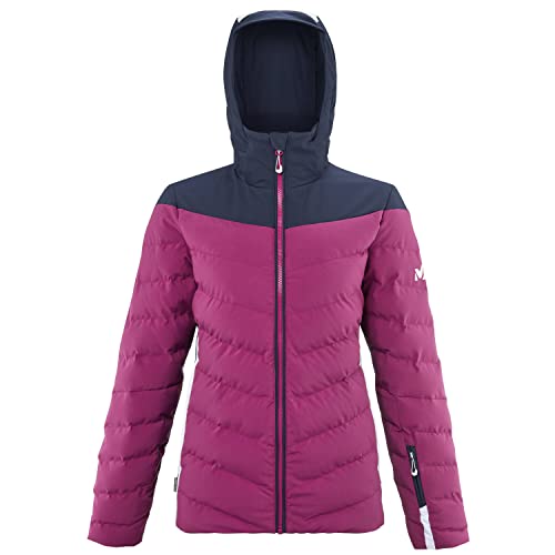 Millet - Ruby Mountain JKT W - Damen-Skijacke - Wasserabweisende und atmungsaktive Dryedge-Membran - Ski, Langlauf - Rosa/Blau von MILLET