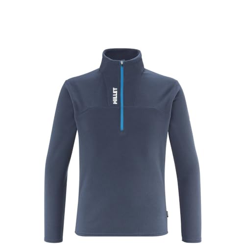 MILLET - UBIC Lightgrid Herren-Fleece, 100% recycelt, Berge, gewickelt – Technik von MILLET