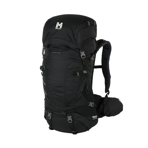 Millet – Hanang 50 – Gemischter Rucksack zum Wandern und Trekking – Volumen 50 L, Schwarz von MILLET