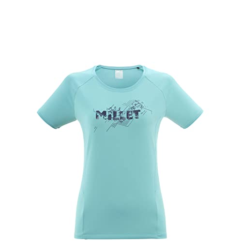Millet - Lkt Fast Ts SS - Sport-T-Shirt für Damen - Atmungsaktiv - Wandern, Running, Trekking, Lifestyle - Blau von MILLET