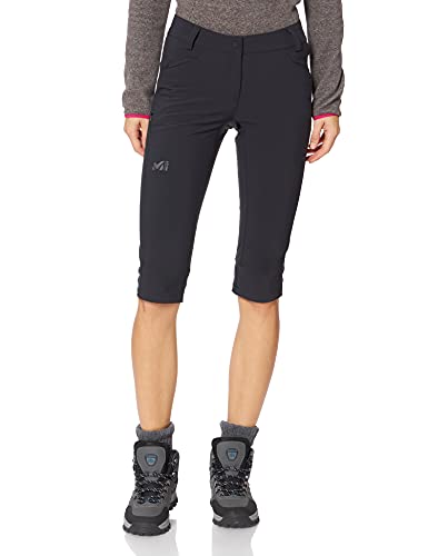 Millet - Trekker Stretch 3/4 Pant II W - Shorthose für Damen - Atmungsaktiv - Wandern, Trekking, Lifestyle - Schwarz - 34 von MILLET
