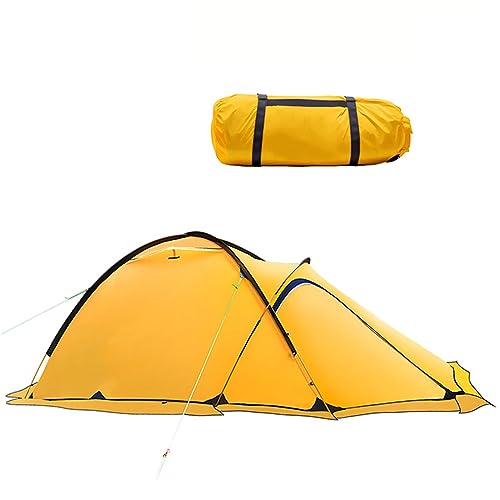 MINHUANG Tragbares Ultraleichtes Outdoor-Campingzelt, Doppellagiges Wasserdichtes Zelt Für 1–2 Personen, Familien-Rucksackzelt Mit Veranda, Einfacher Aufbau von MINHUANG