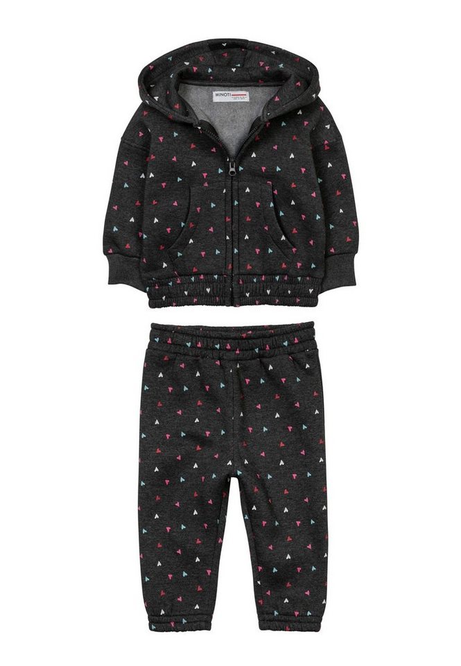 MINOTI Jogginganzug Kapuzensweatshirt und Jogginghose (1y-8y) von MINOTI