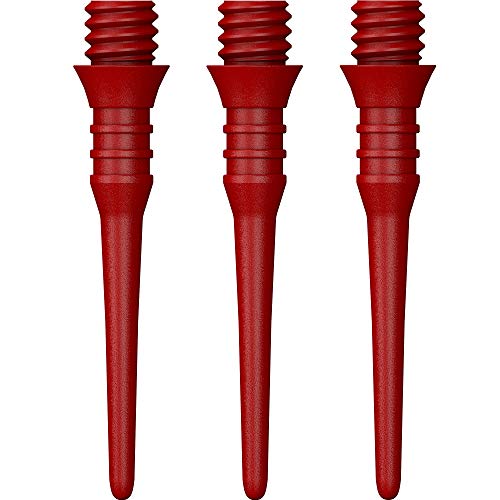 MISSION - Titan Pro Softdartspitzen - 50er Pack Farbe Rot von Mission Darts