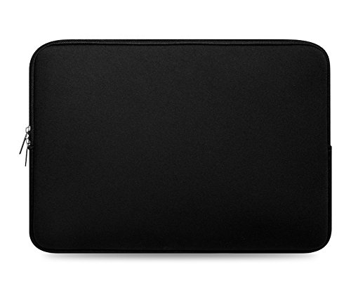 11 Zoll Basics Schutzhülle Handtasche Schulter Tasche Notebooktasche Laptop Sleeve Laptop Hülle für Tablets Schwarz von MISSMAO
