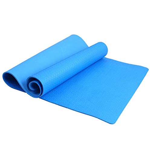 Strapazierfähige Yogamatte, 4 mm dick, rutschfest, für Gesundheit, Fitn, Yoga-Pads für Übungen von MISUVRSE