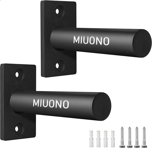 MIUONO Hantelscheibenhalter, 2 Stück, passend für 5,1 cm olympische Hantelscheiben-Aufbewahrung, Heim-Fitnessstudio von MIUONO