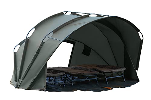 MK-Angelsport "Fort Knox 2.0" 3,5 Mann Dome Zelt Karpfenzelt Angelzelt inkl. Gummihammer von MK-Angelsport