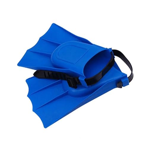 Schwimmflossen Tragbares Trainingsgerät Anfänger Tauchflossen Schwimmflossen Schnorcheln Fußflossen Tauchzubehör Schwimmflossen FüR Das Training ( Color : Blue ) von MKLHAVB