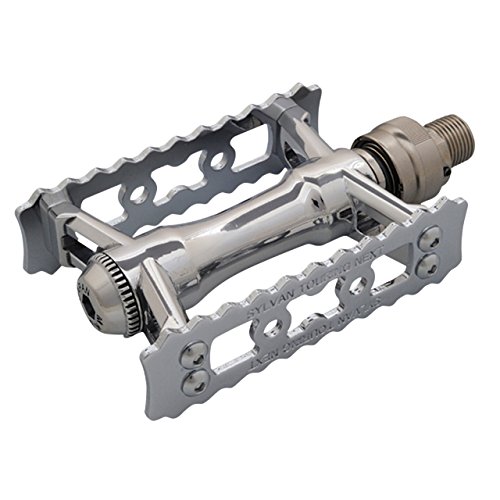 MKS (Mikashima) Sylvan Touring Next Ezy Superior, Pedal, Silber, Links und Rechts Set von MKS