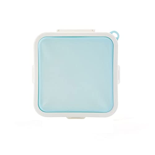 MMRTDJDR Wiederverwendbare Mikrowellen-Lunchbox: Blauer Sandwich-Aufbewahrungsbehälter von MMRTDJDR